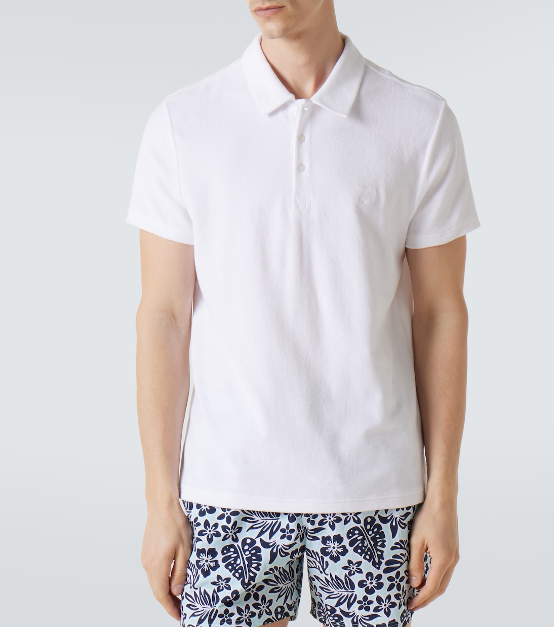 Cotton-blend terry polo shirt | Vilebrequin