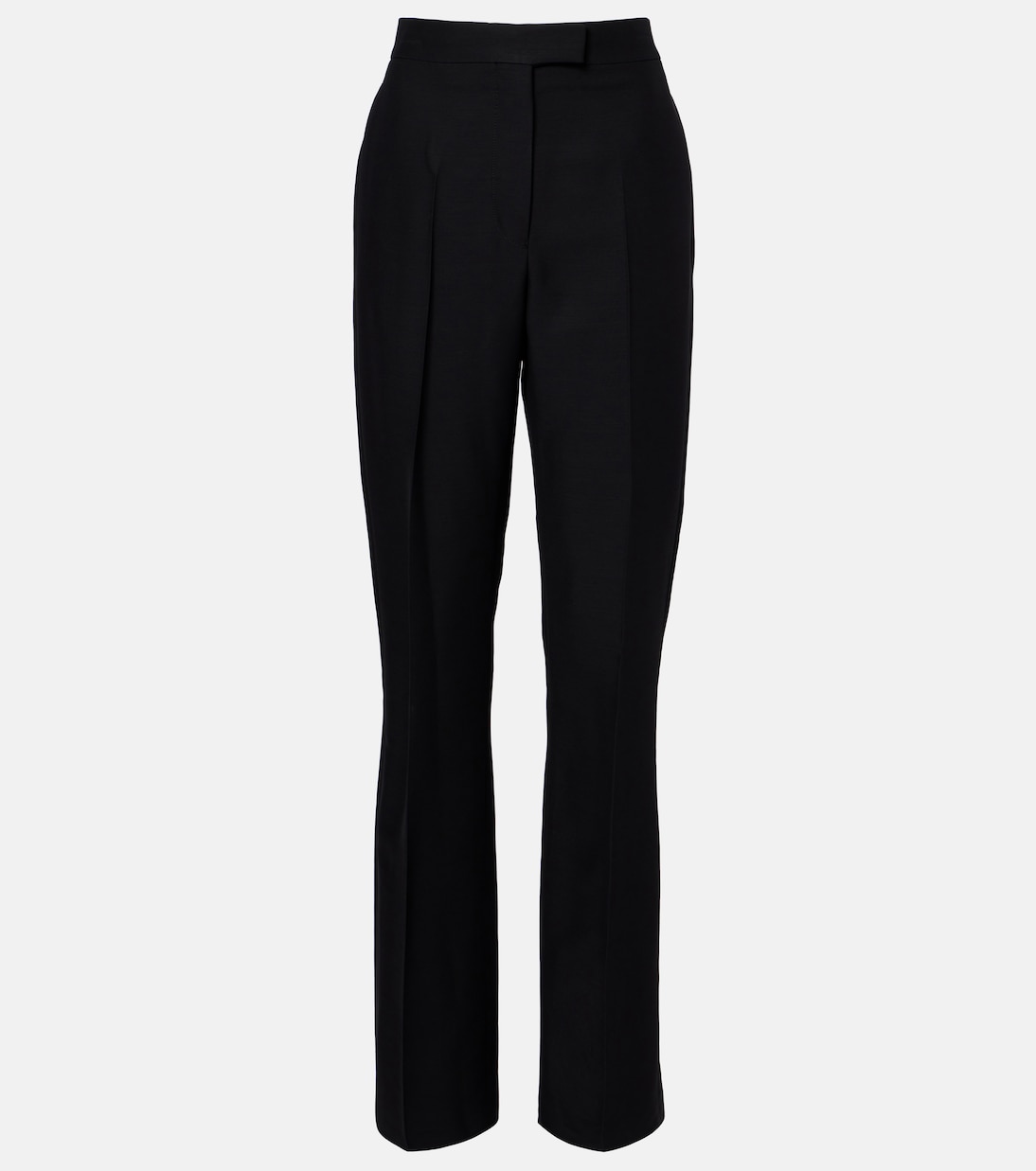 Gerade High-Rise-Hose aus Faille | Ferragamo