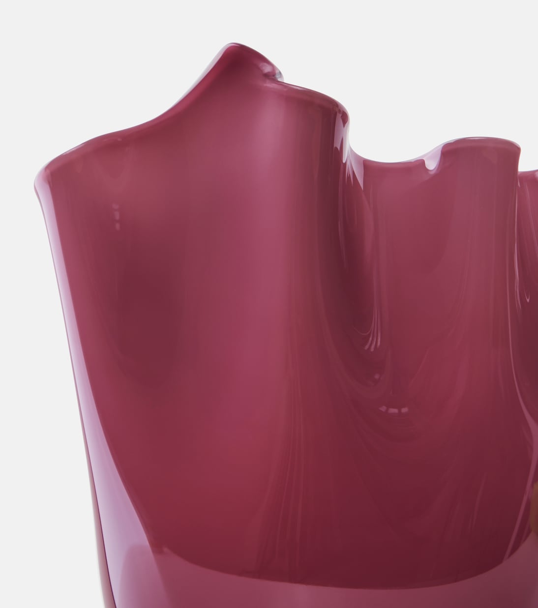 Fazzoletto Murano glass vase | Venini