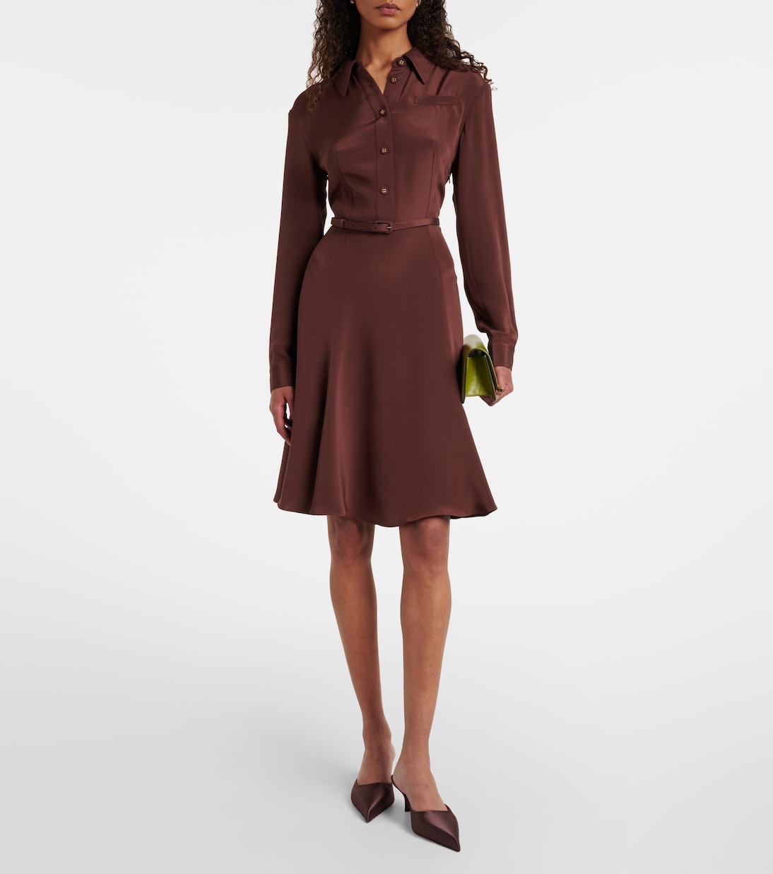 Hemdblusenkleid aus Seide | Roland Mouret