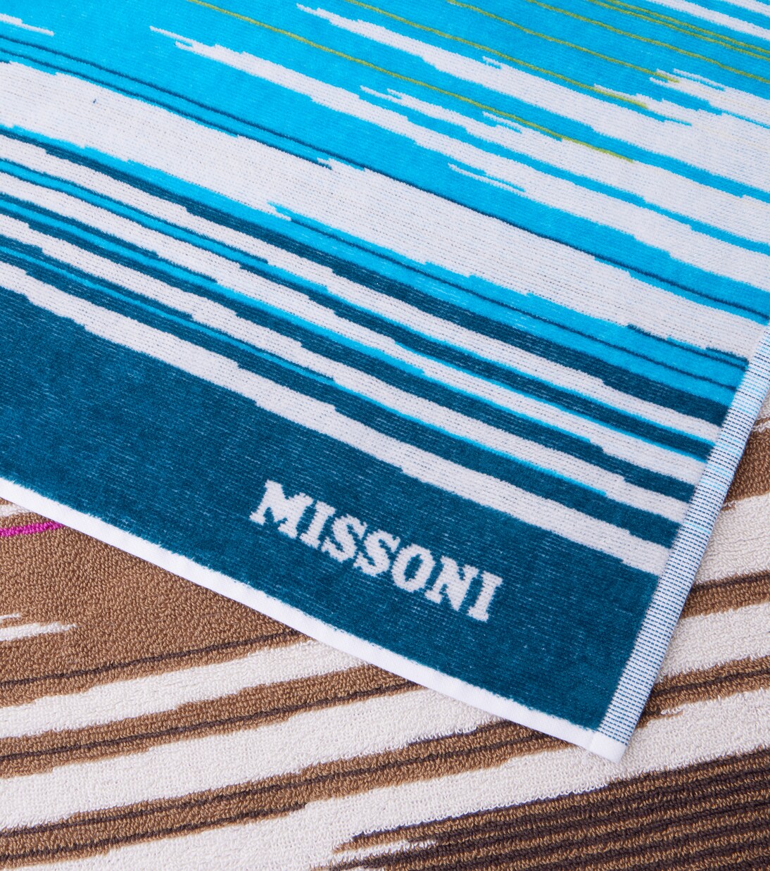 Fiammetta cotton terry beach towel | Missoni
