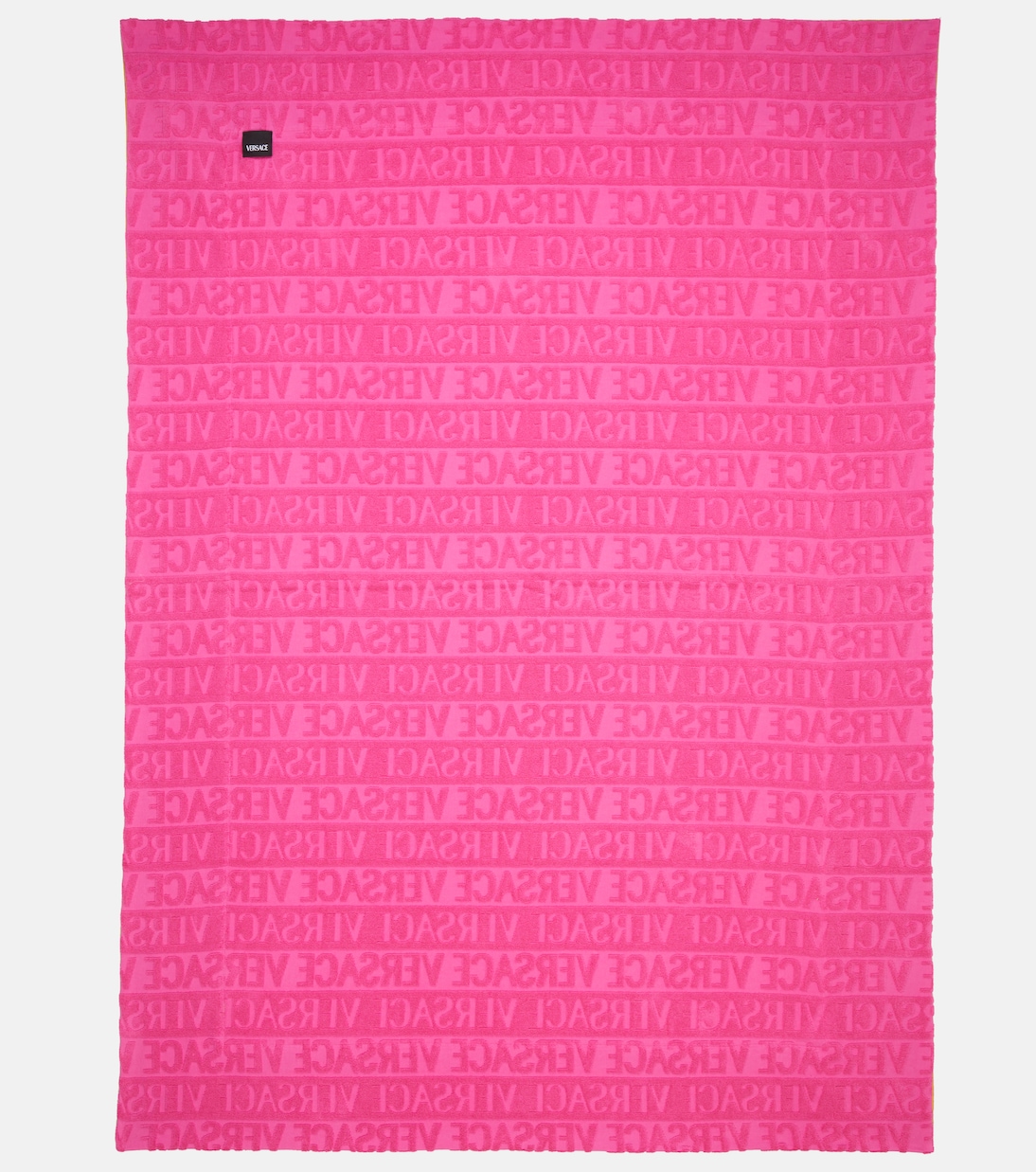 Versace Allover cotton terry beach towel | Versace Home