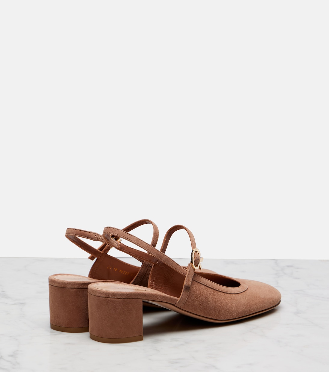 45 suede slingback pumps | Gianvito Rossi