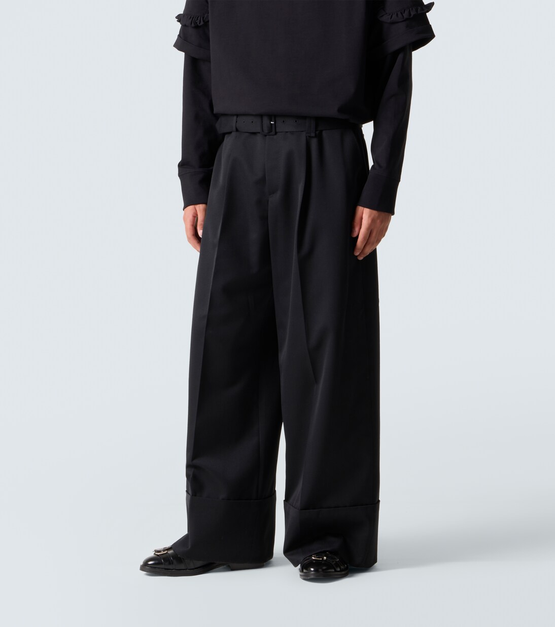 Belted high-rise wide-leg pants | Simone Rocha