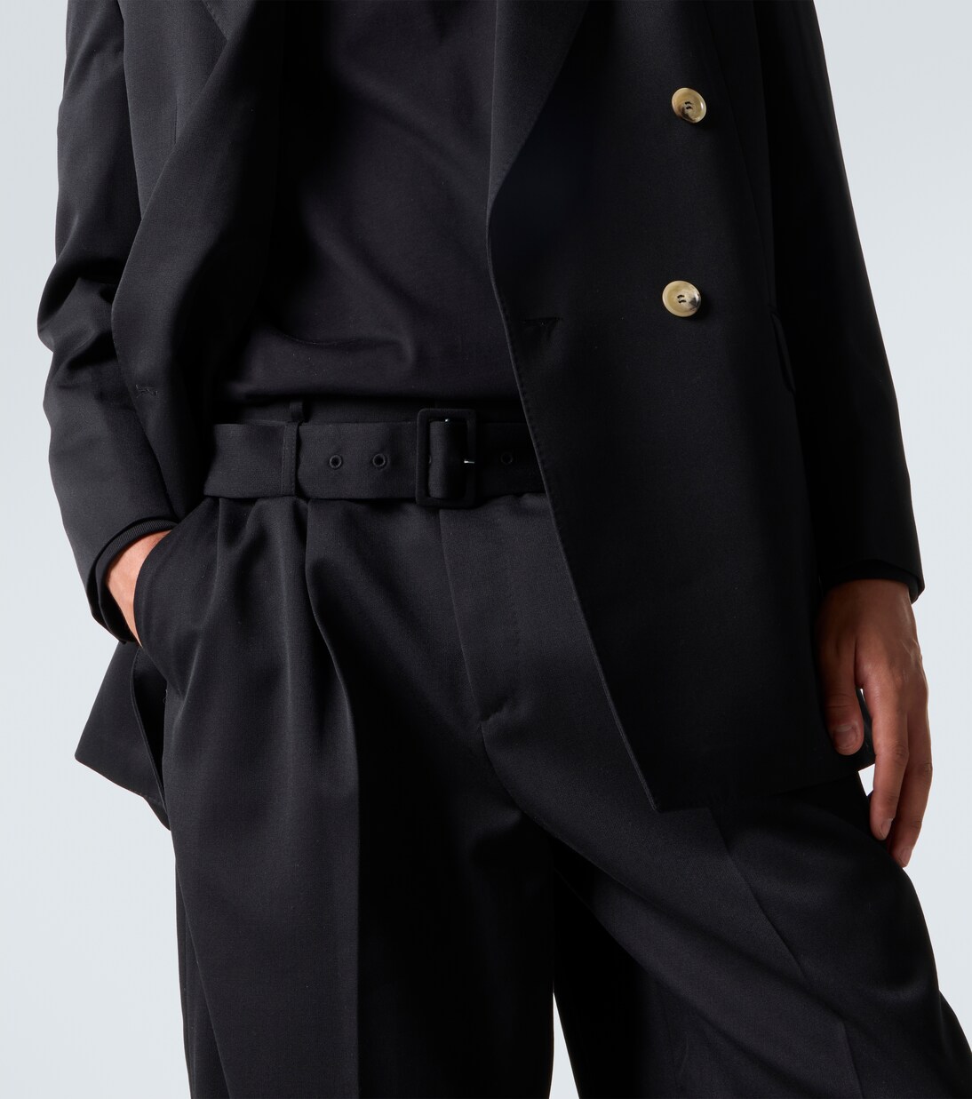 Belted high-rise wide-leg pants | Simone Rocha