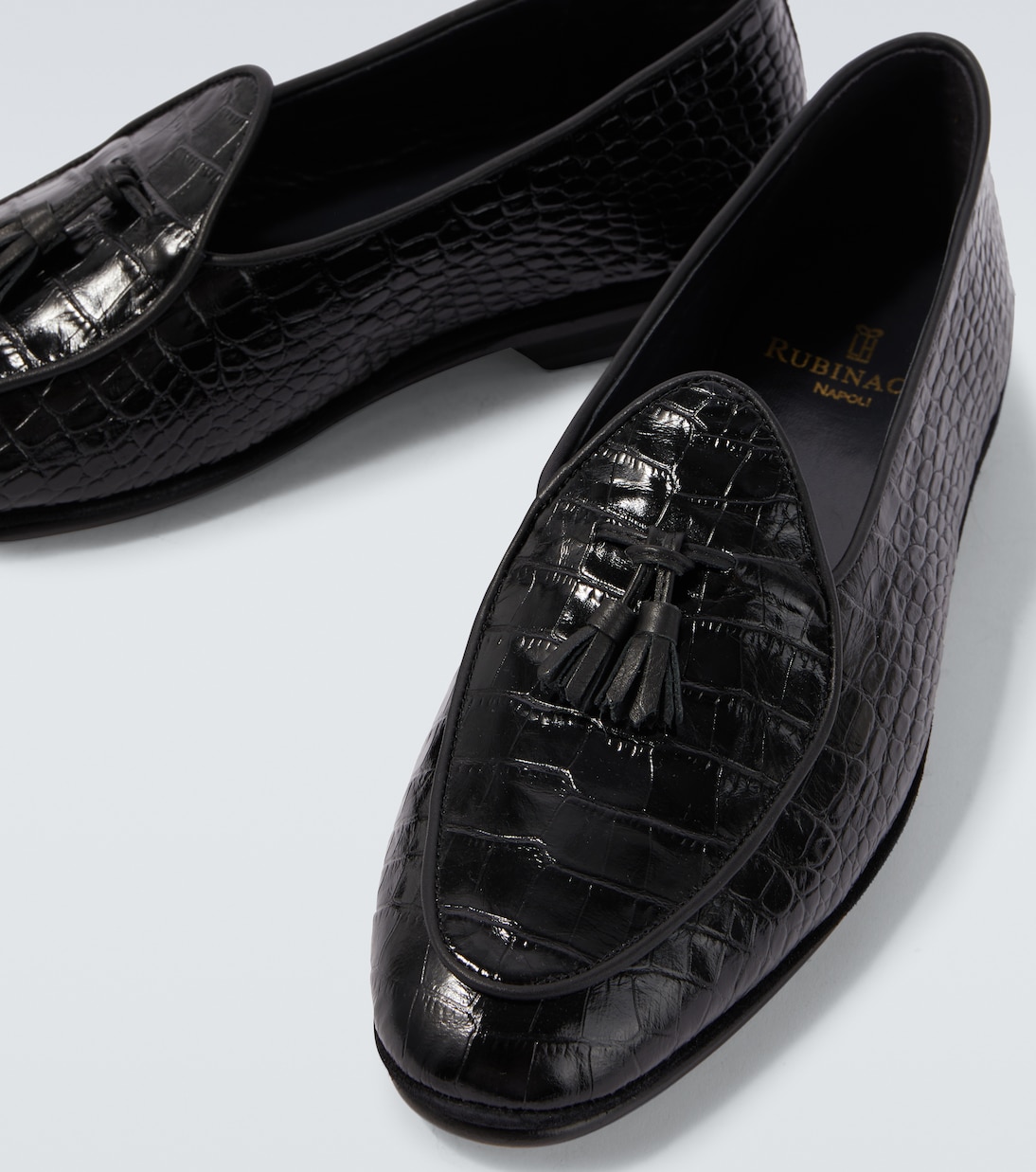 Marphy Loira croc-effect leather loafers | Rubinacci