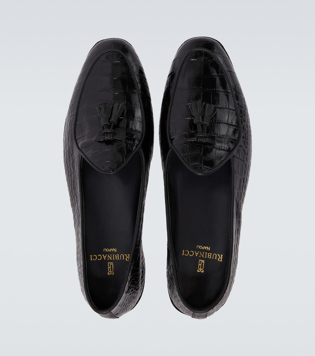 Marphy Loira croc-effect leather loafers | Rubinacci