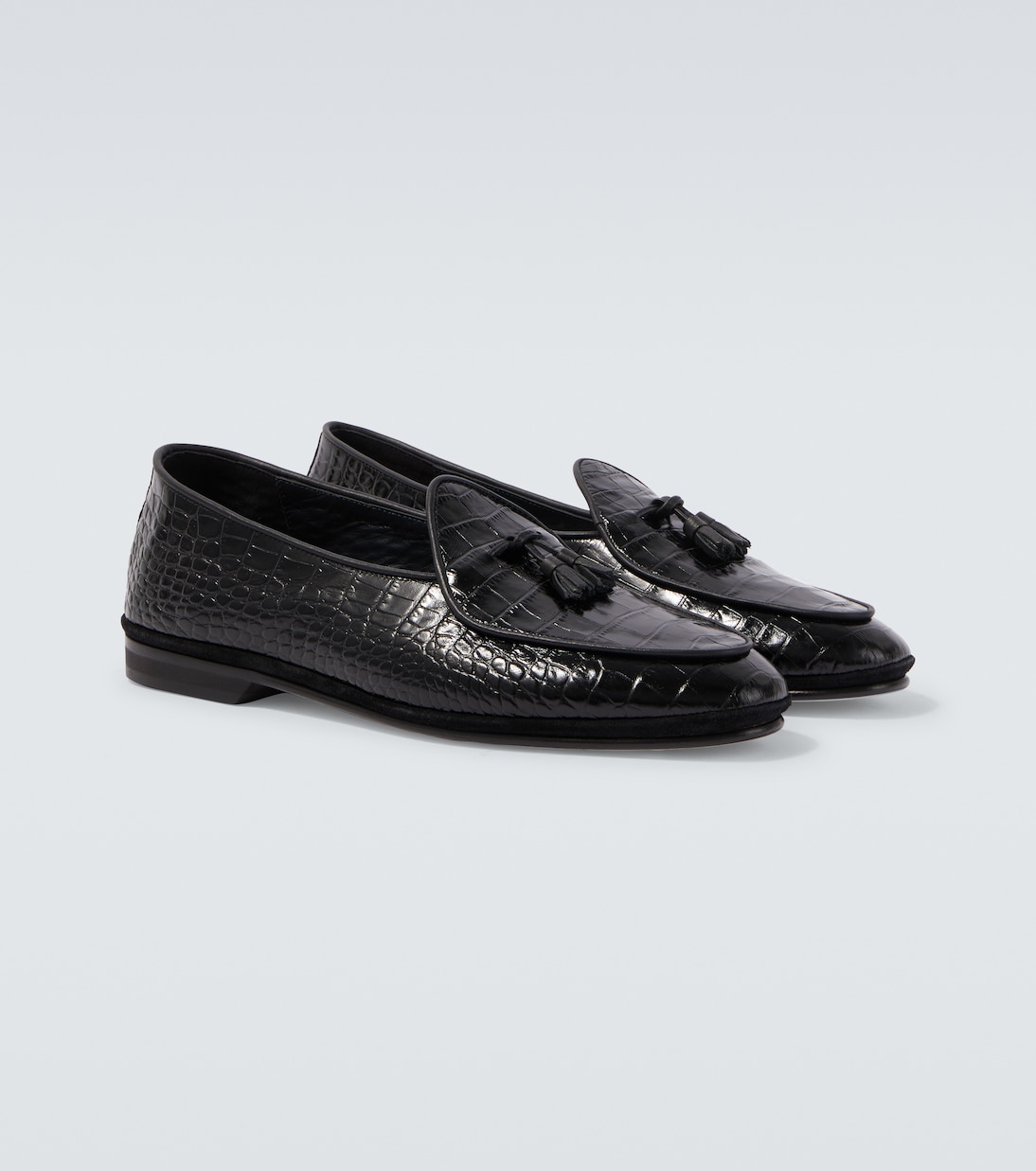 Marphy Loira croc-effect leather loafers | Rubinacci