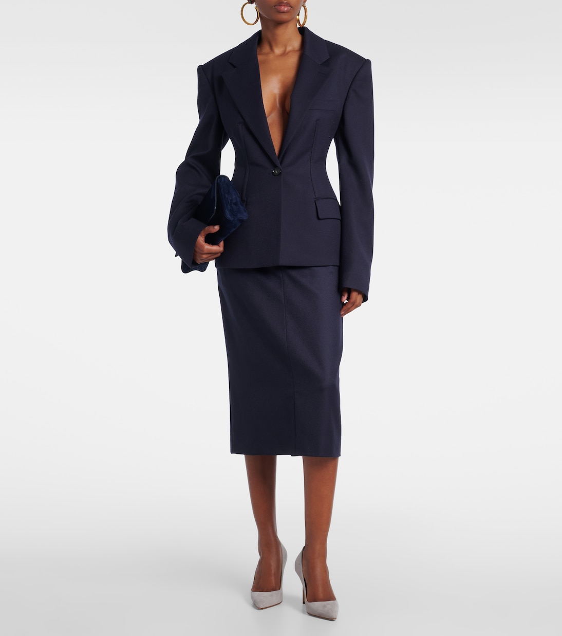 Pumps BB 90 aus Veloursleder  | Manolo Blahnik