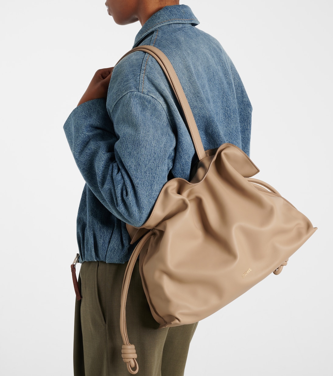 Clutch Flamenco Large aus Leder | Loewe