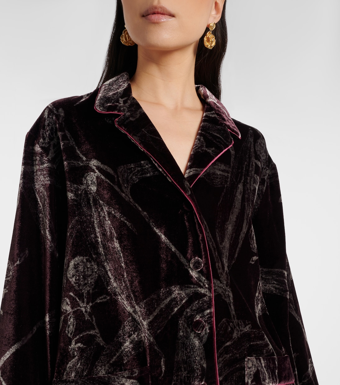 Pyjama-Hemd aus Satin | La DoubleJ