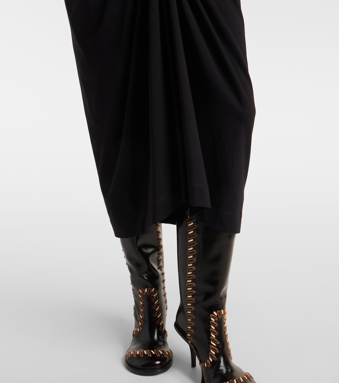 Jupe midi en coton | Dries Van Noten