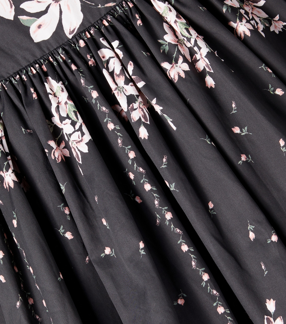 Floral ruffled cotton dress | Petite Amalie  