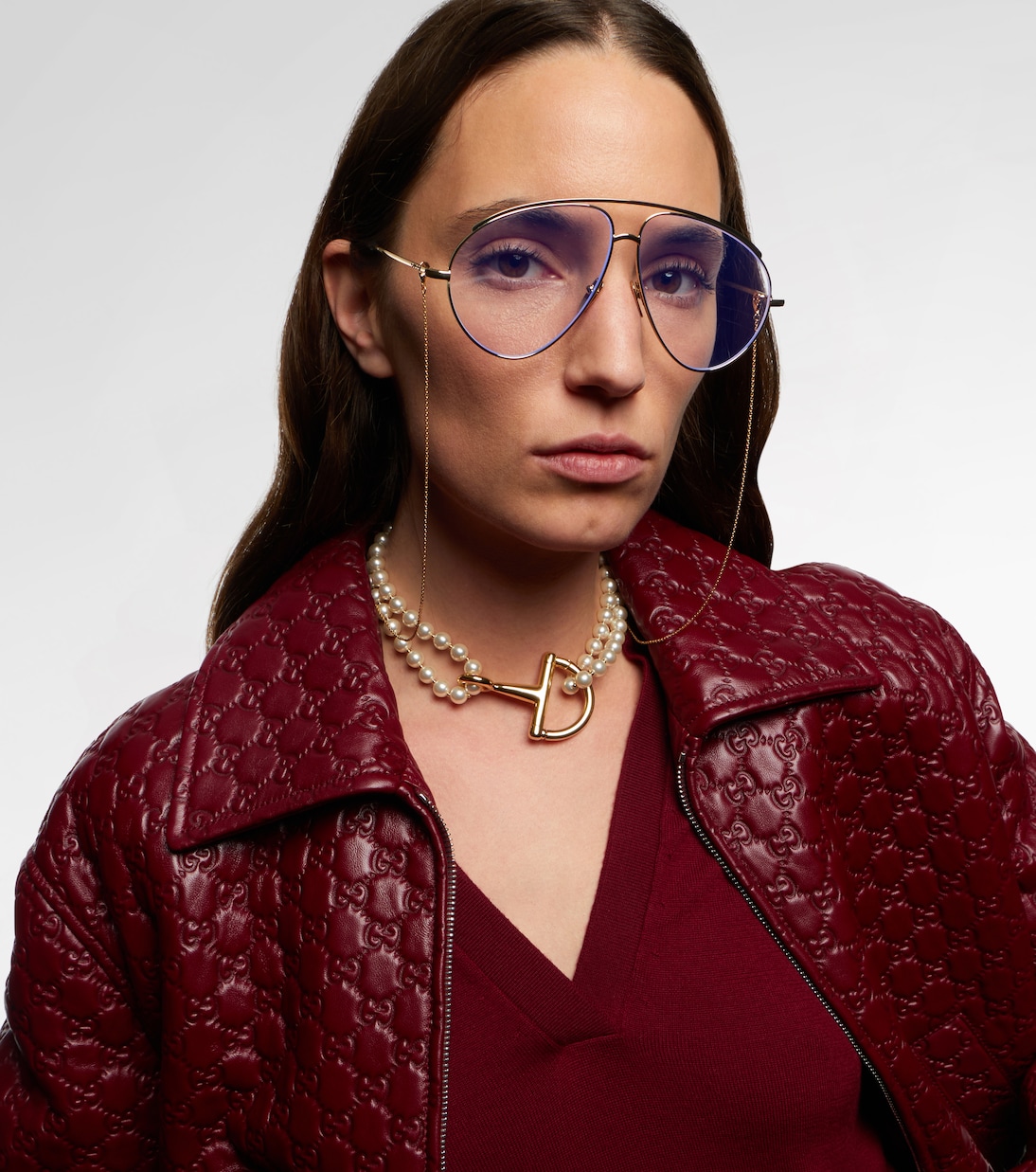 Oversized aviator glasses | Gucci