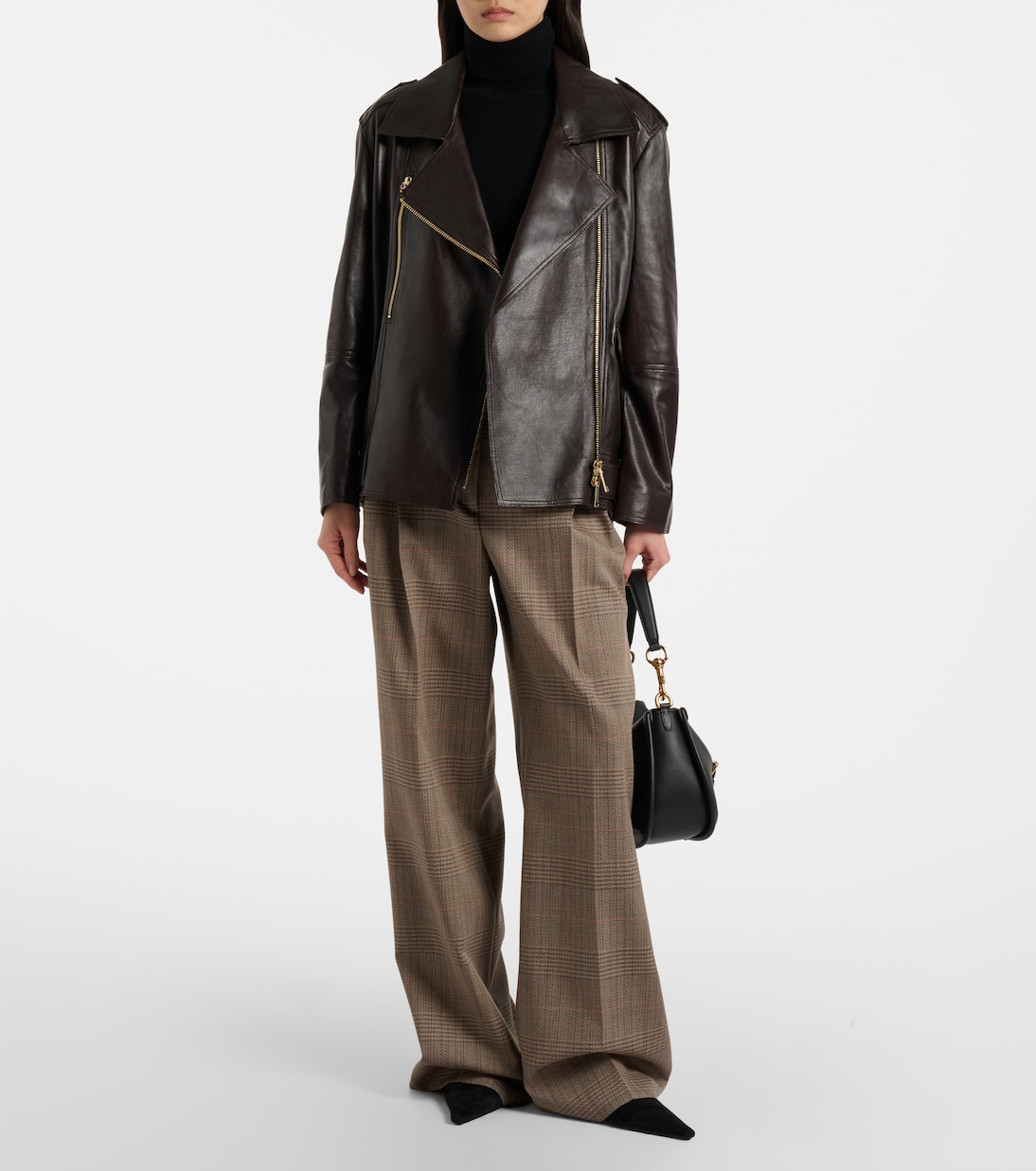 Sleek Statement leather biker jacket | Dorothee Schumacher