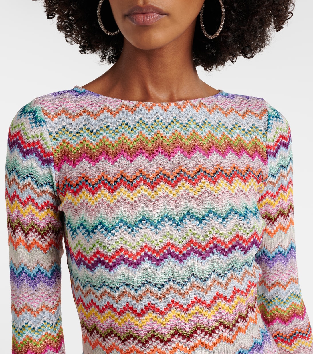 Robe Zigzag en lamé | Missoni