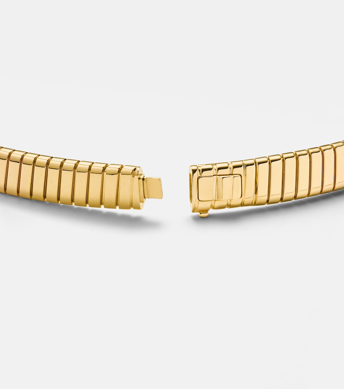 Bvlgari Tubogas 18kt gold necklace with diamonds and onyx  | Bvlgari