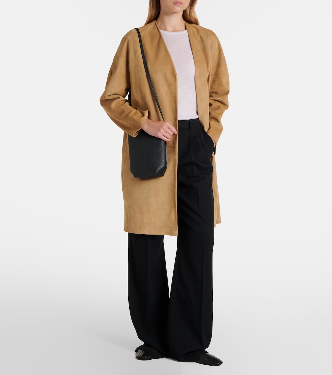 N/S Park leather crossbody bag | The Row