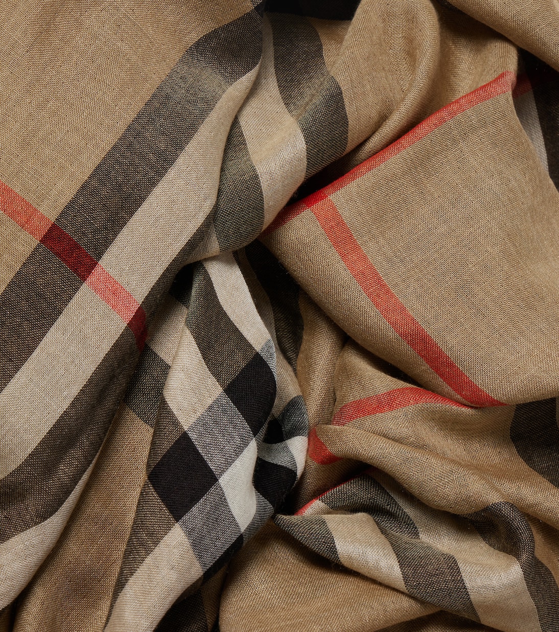 Burberry Check wool and silk scarf  | Burberry