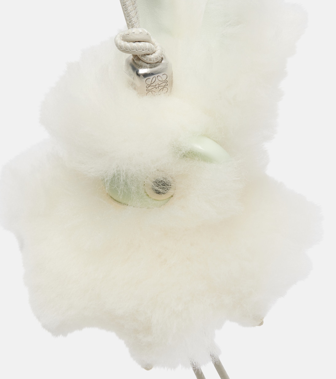 Bunny shearling bag charm | Loewe