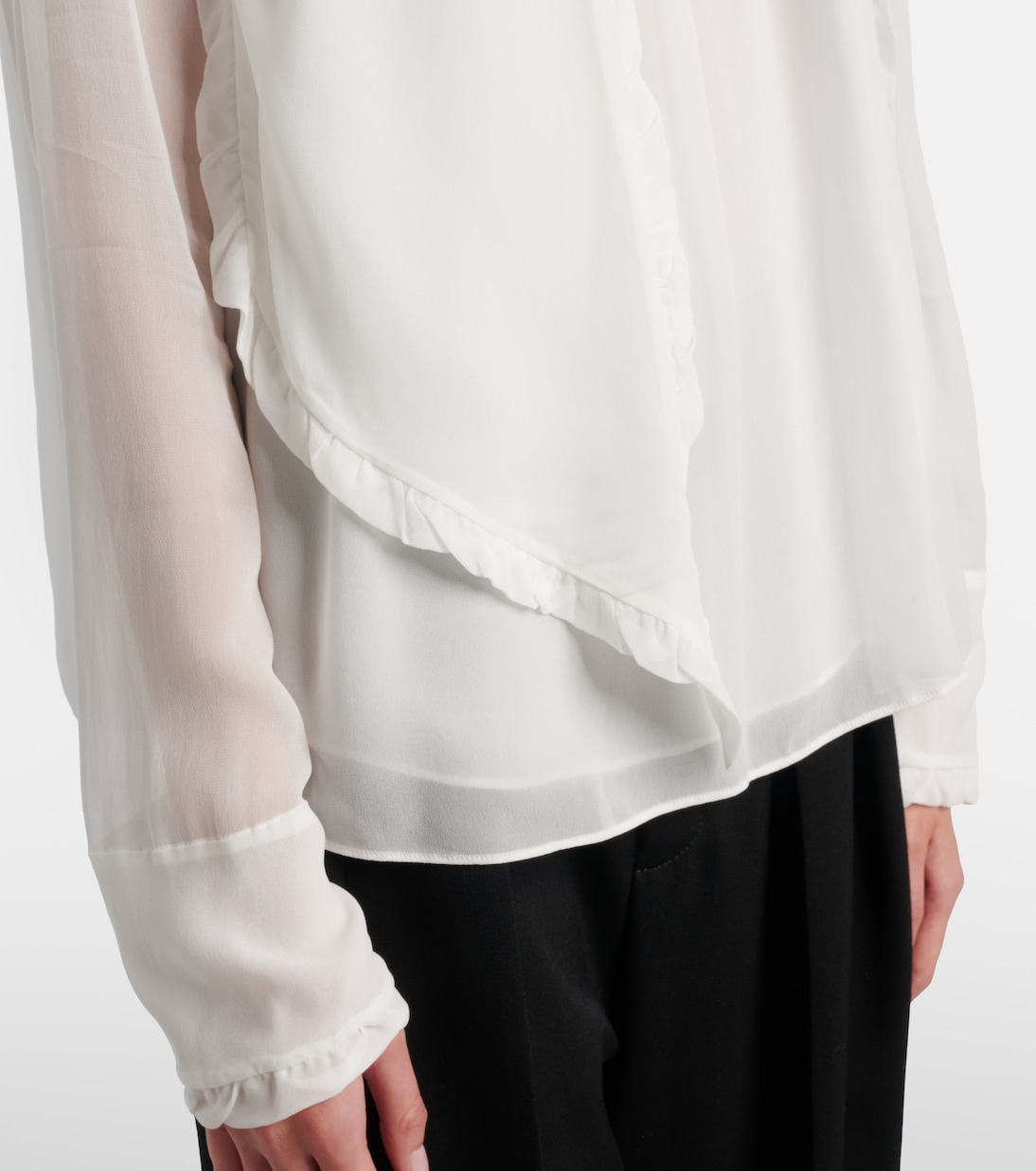 Sheer Twist georgette blouse | Dorothee Schumacher