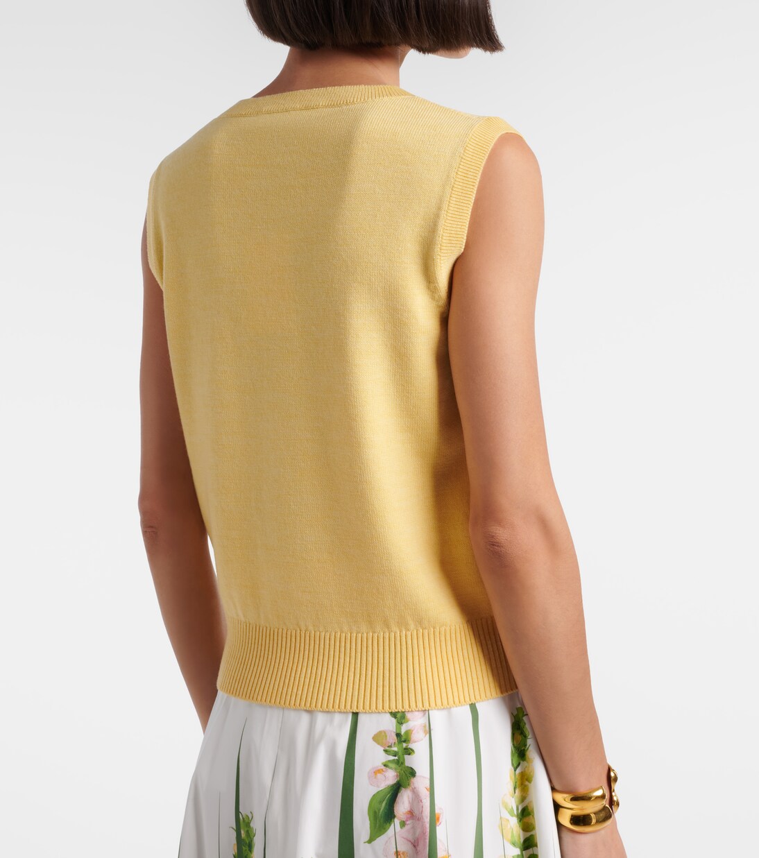 Virgin wool sweater vest | Oscar de la Renta