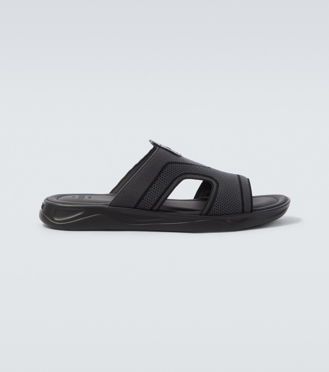 Shadow leather-trimmed slides | Berluti