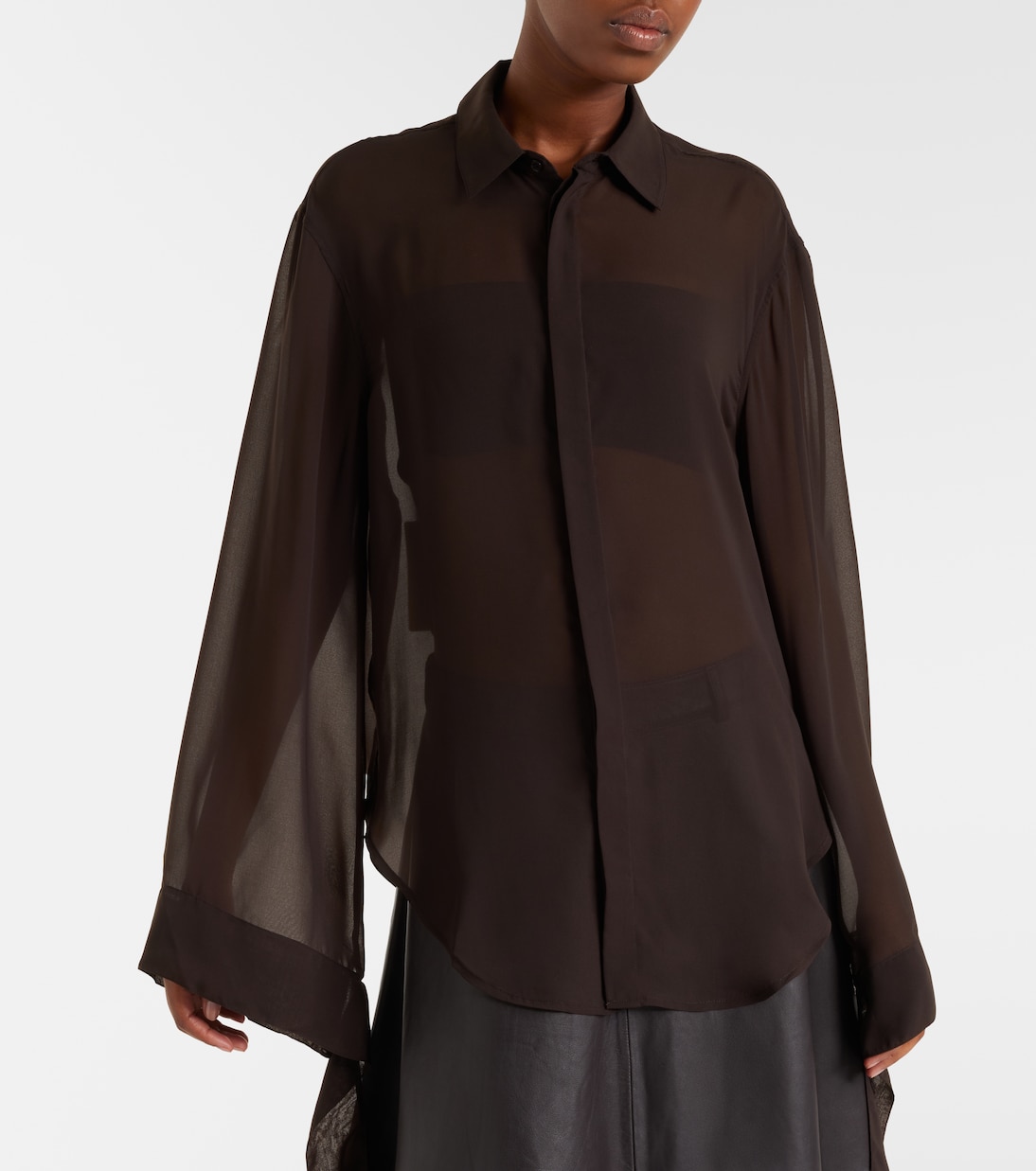 Verlin chiffon shirt | The Frankie Shop