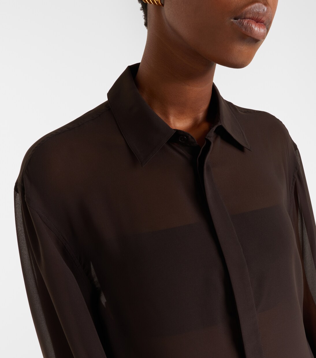 Verlin chiffon shirt | The Frankie Shop