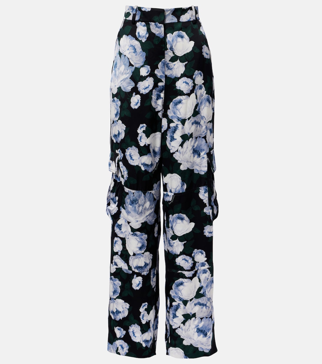 Printed satin pajama pants | Stella McCartney