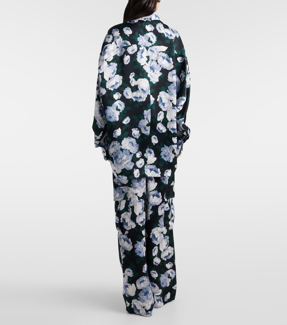 Printed satin pajama pants | Stella McCartney