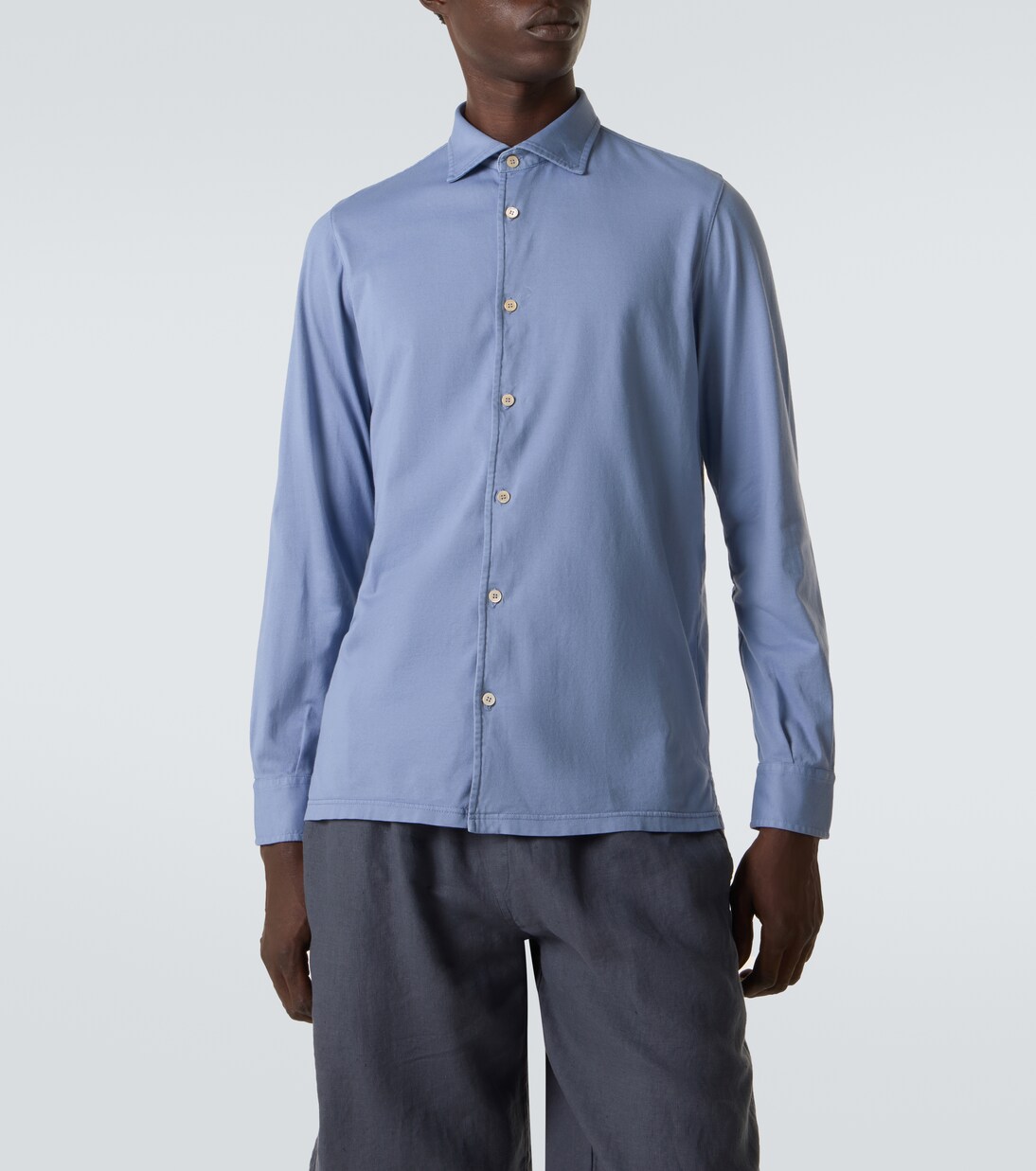 Hemd Jason aus Baumwoll-Jersey | Fedeli