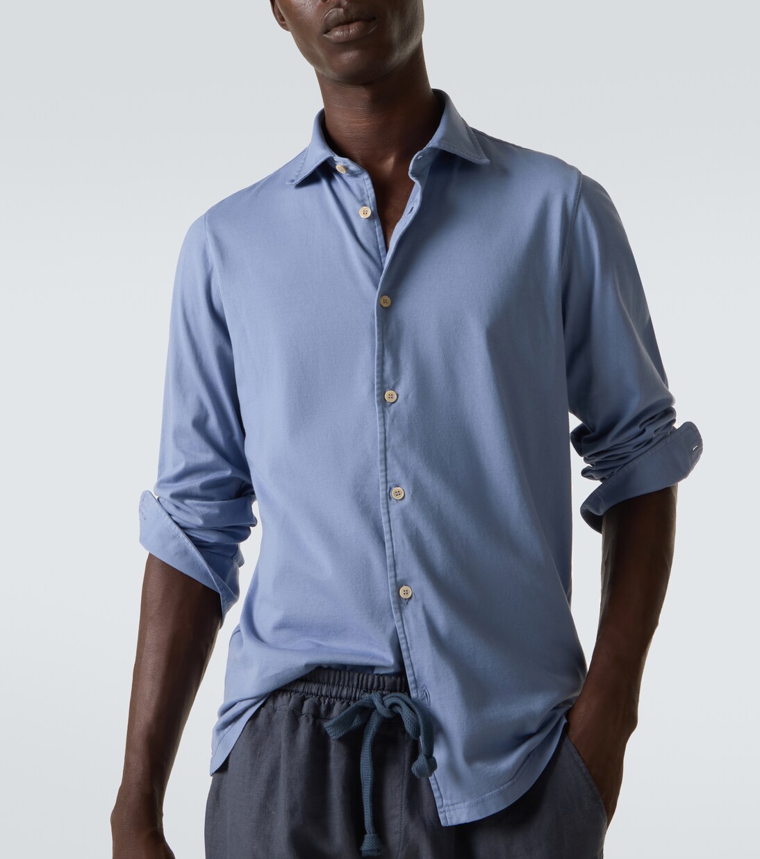 Hemd Jason aus Baumwoll-Jersey | Fedeli