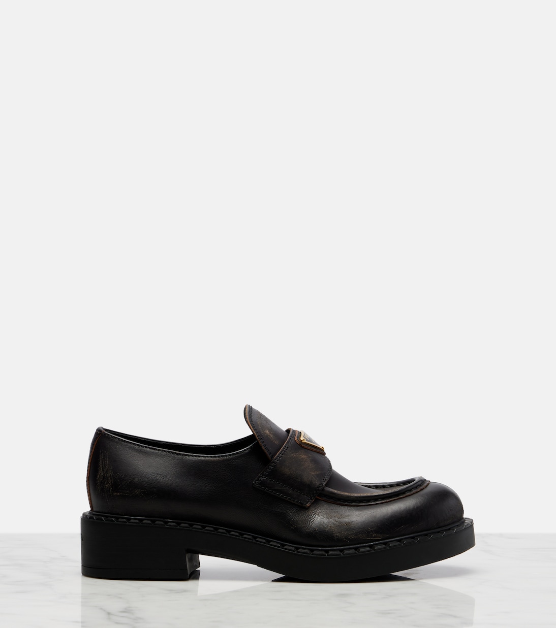 Loafers aus Leder | Prada
