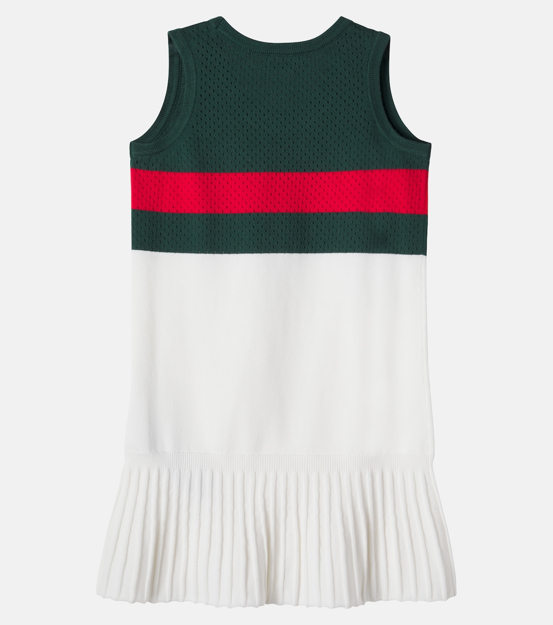 Vestido de algodón con Web | Gucci Kids
