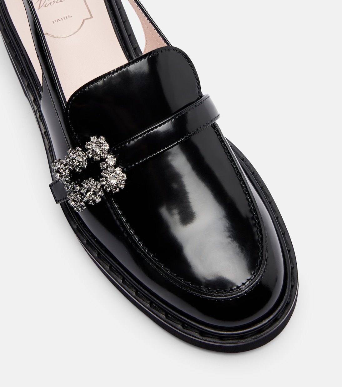 Viv' Rangers leather slingback loafers | Roger Vivier