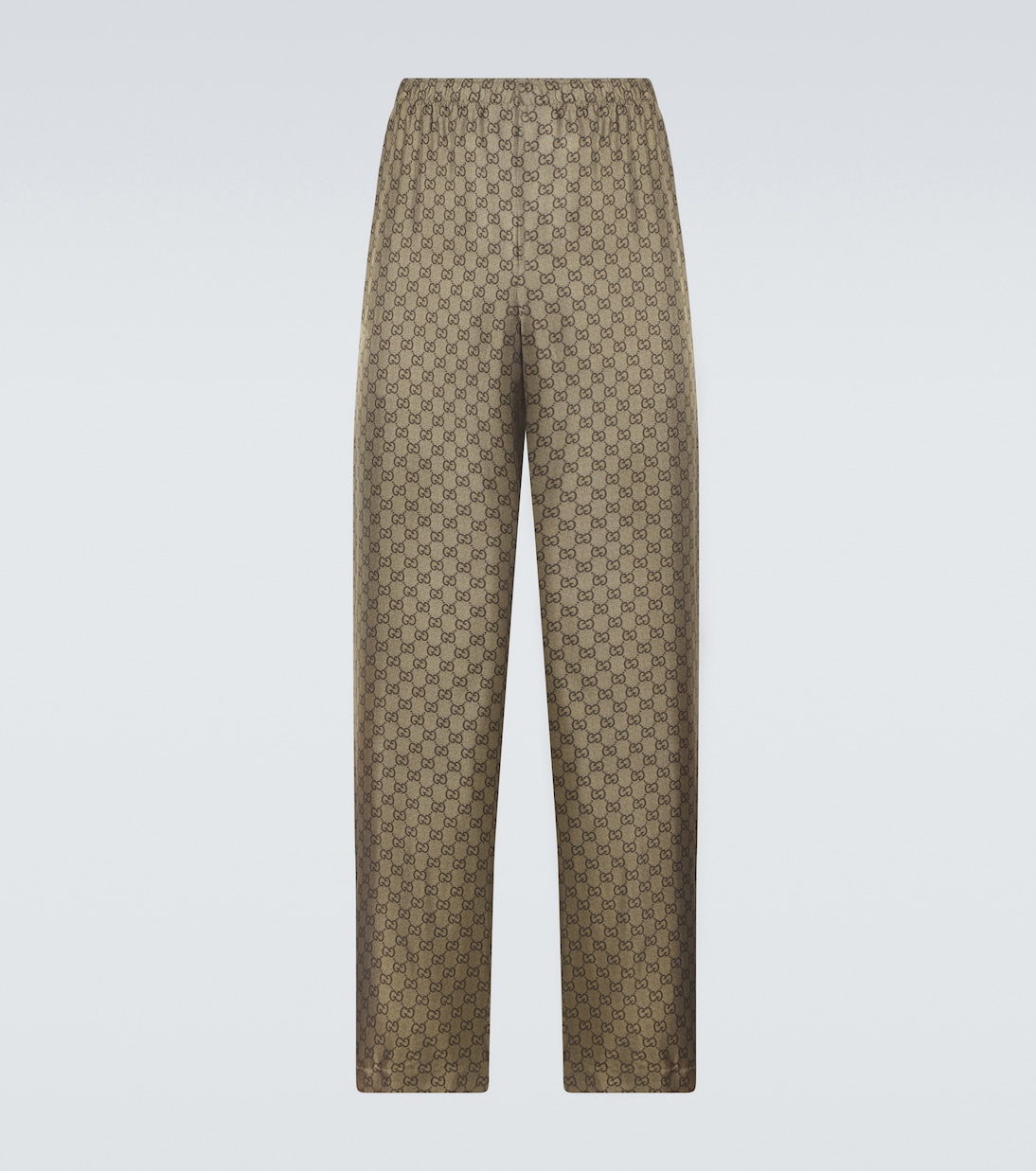 Gerdae Hose GG aus Seiden-Twill | Gucci