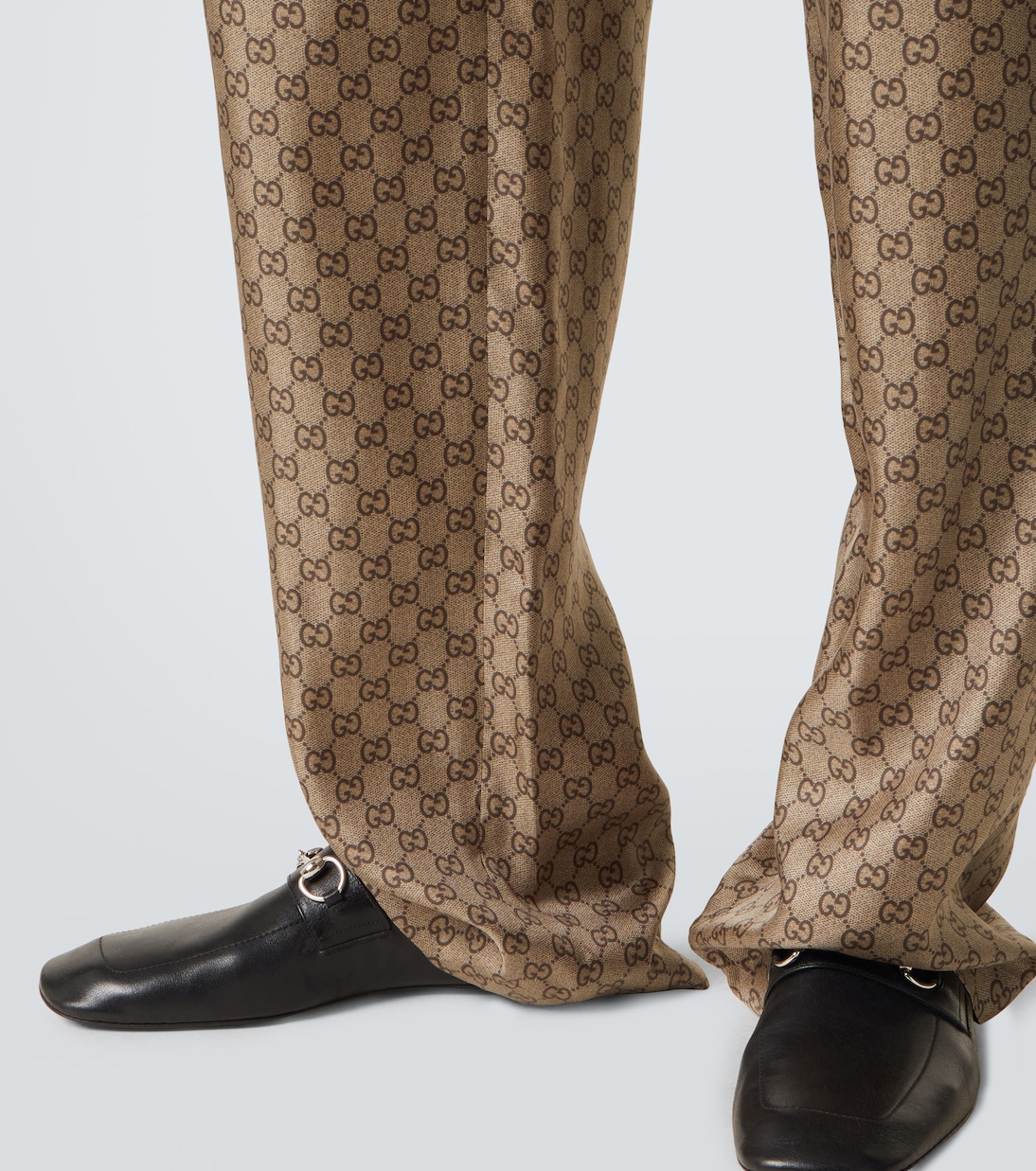 Gerdae Hose GG aus Seiden-Twill | Gucci