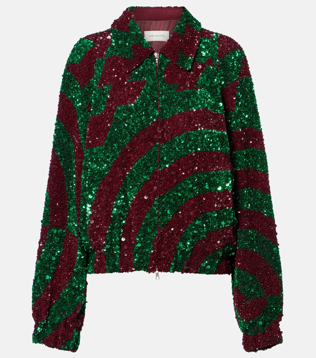 Sequined blouson jacket | Dries Van Noten