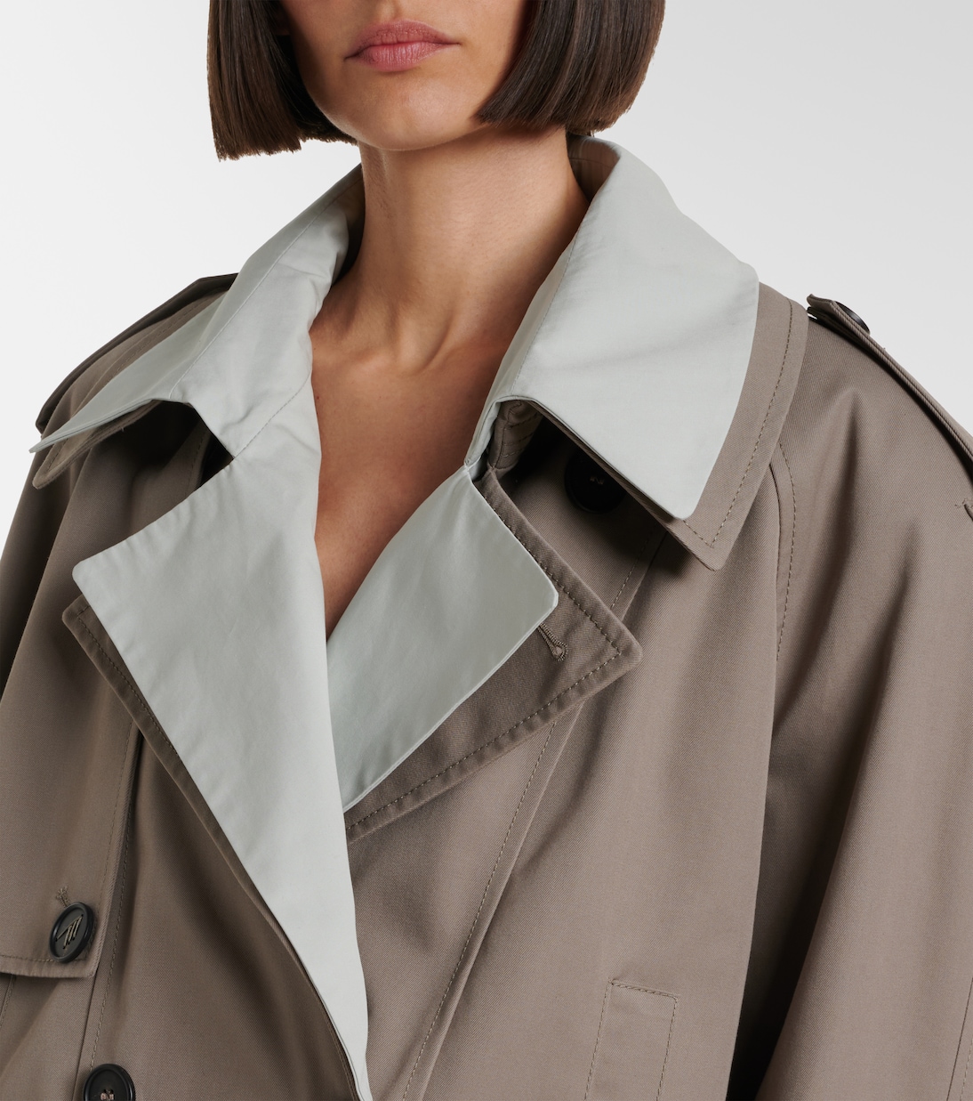 Gabardina cropped | The Attico