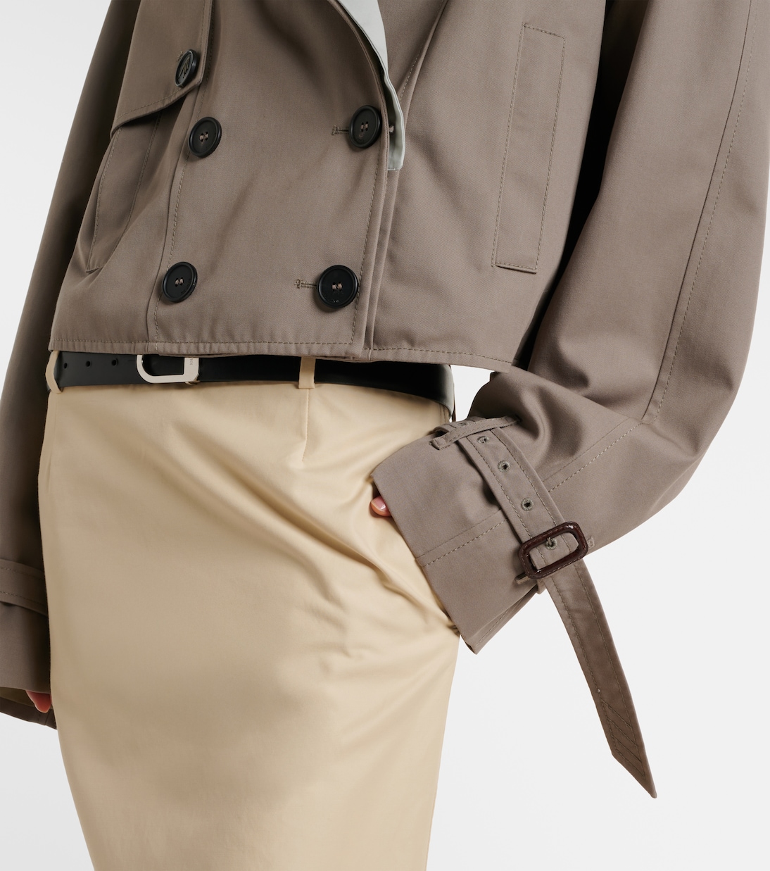 Gabardina cropped | The Attico