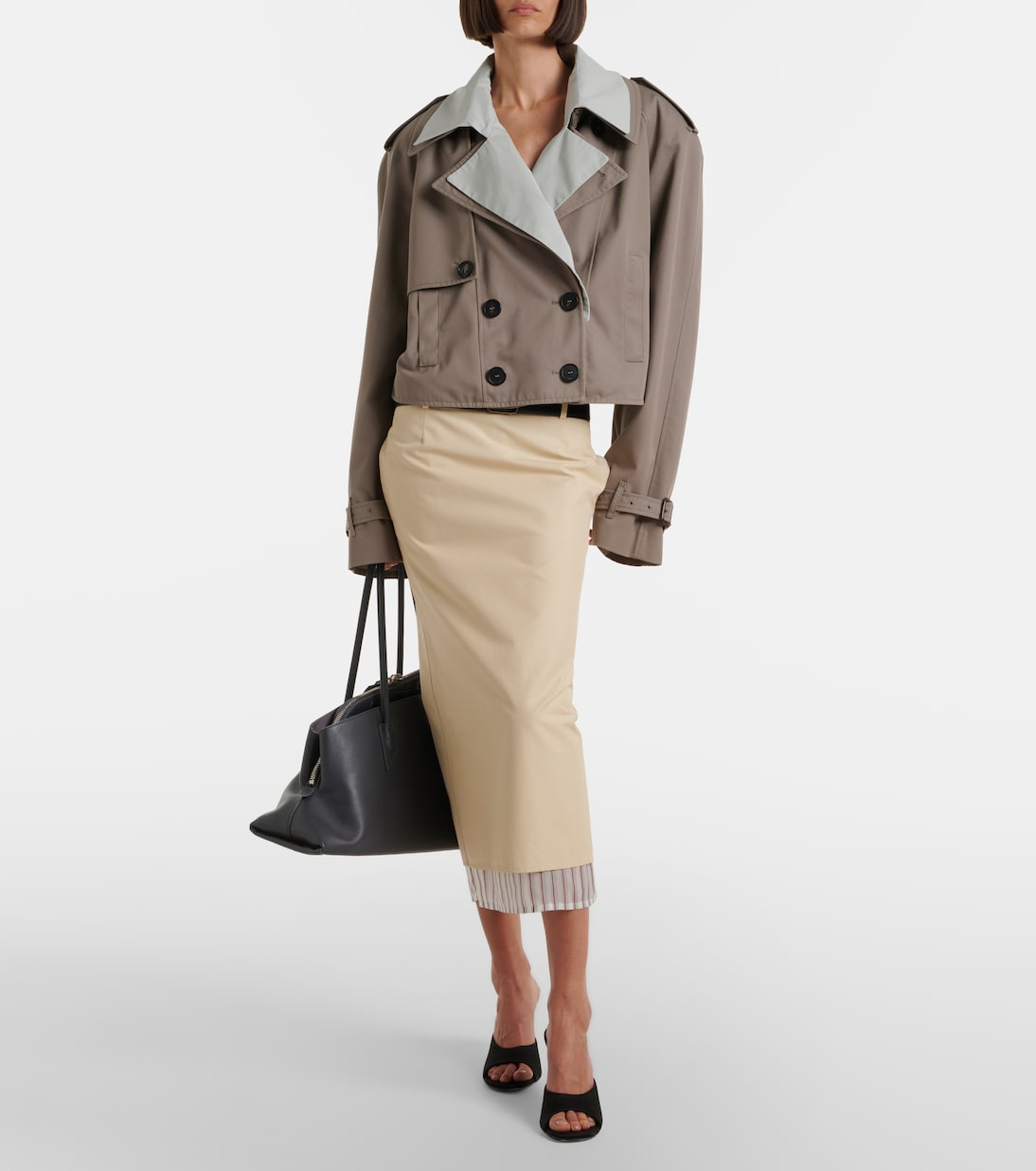 Gabardina cropped | The Attico