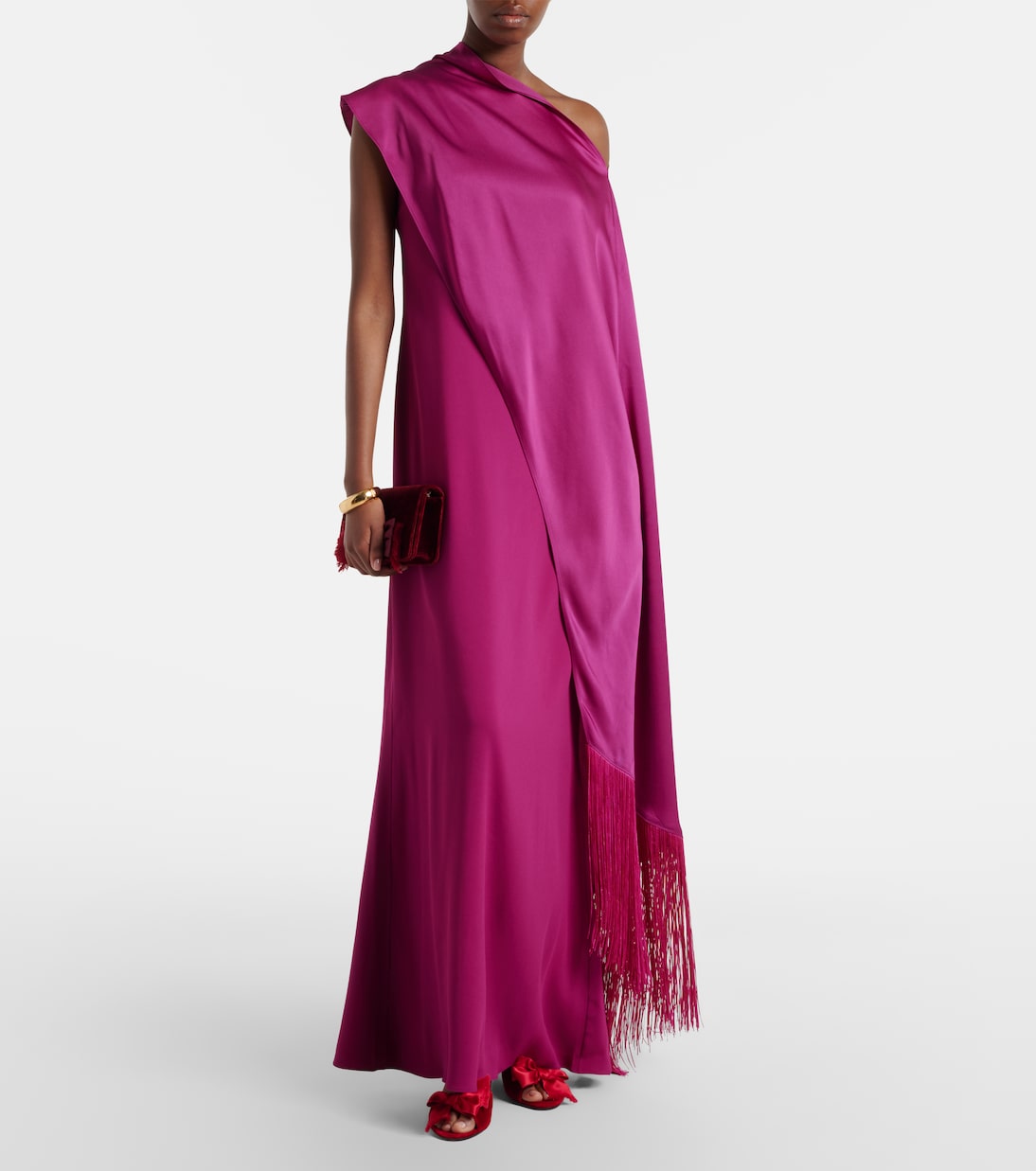 Berenson draped satin gown | Taller Marmo