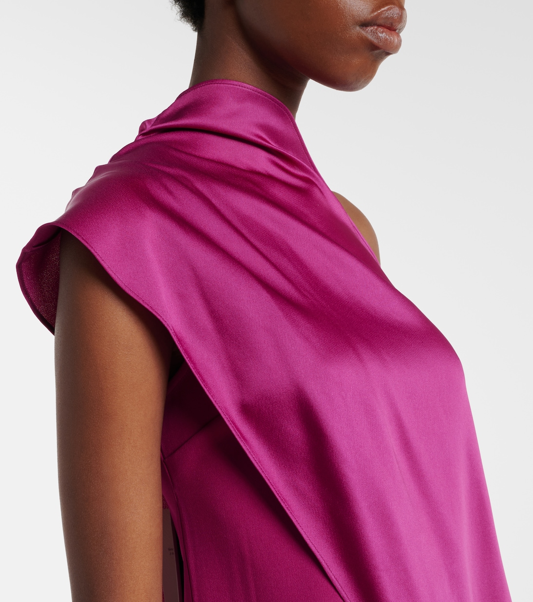 Berenson draped satin gown | Taller Marmo