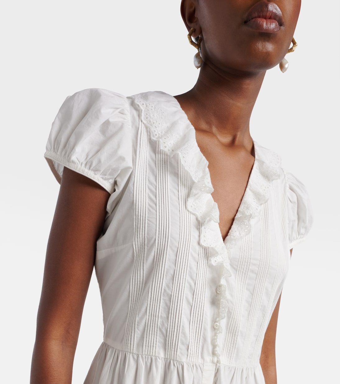 فستان ميدي من القطن Eliette | Dôen