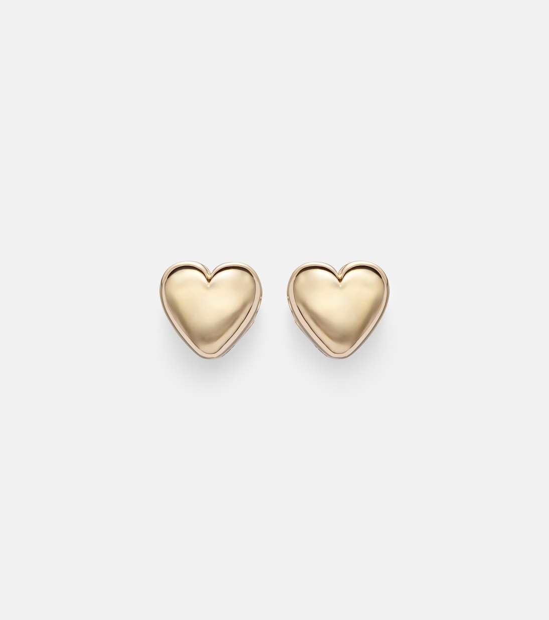 Puffy Heart 14kt gold earrings | Roxanne First