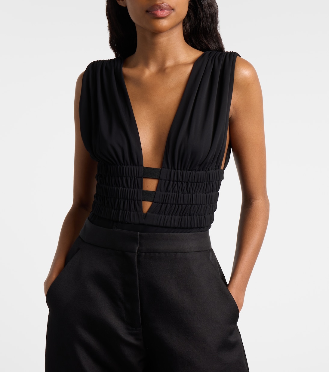 Shirred bodysuit | Alaïa