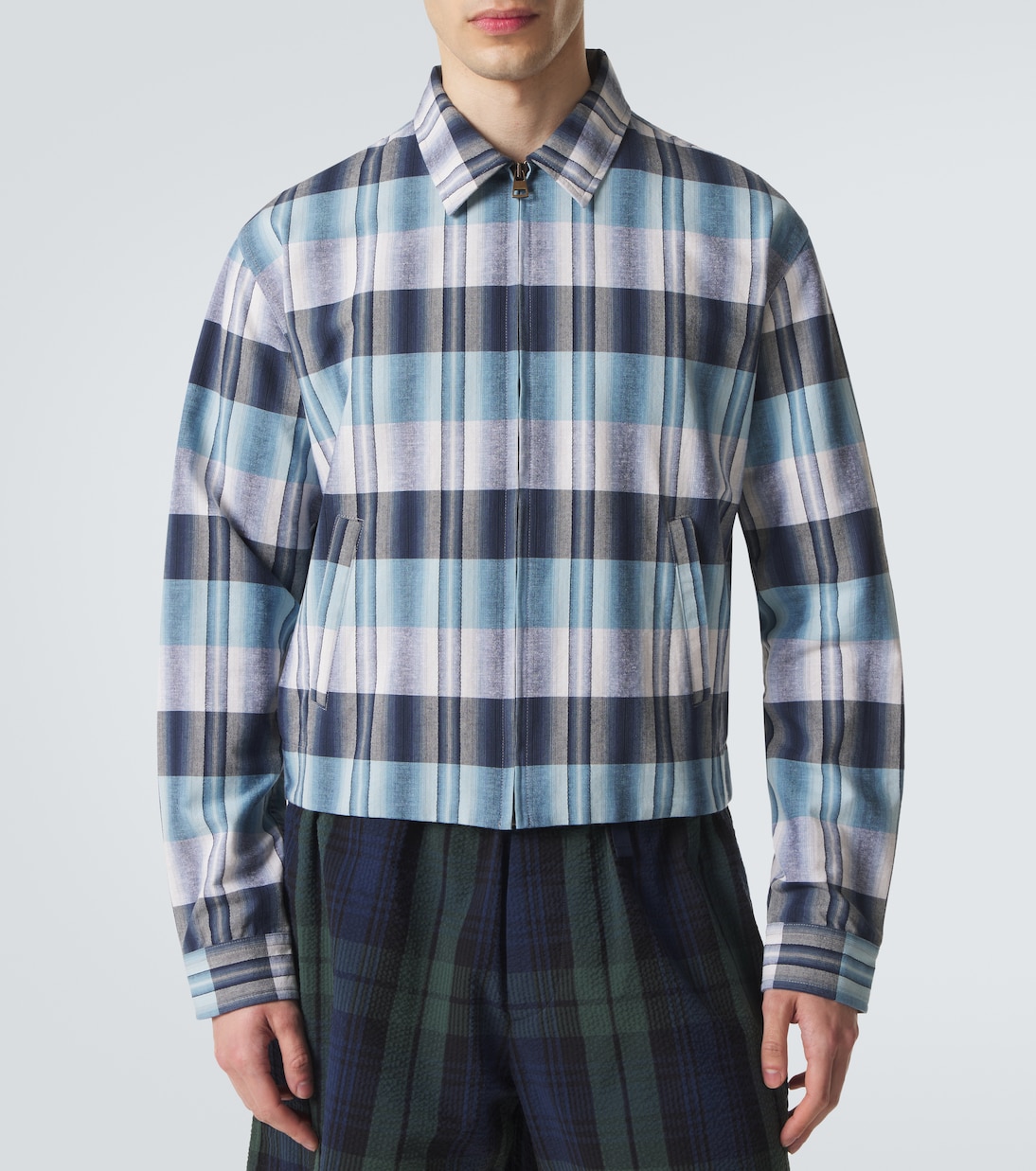 Chaqueta de algodón a cuadros | JW Anderson