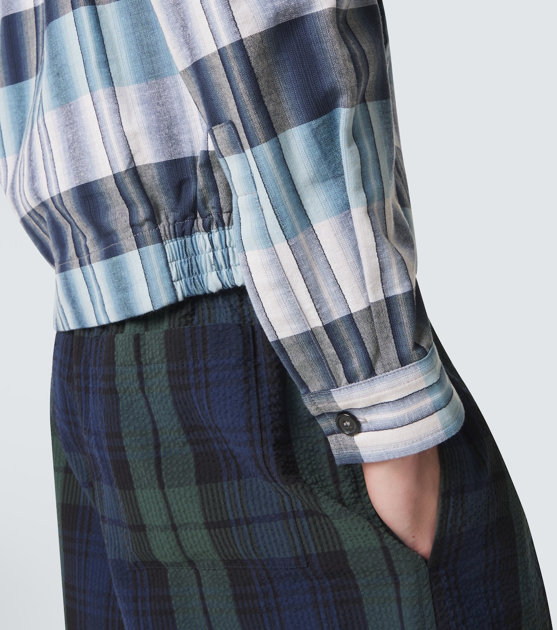 Chaqueta de algodón a cuadros | JW Anderson