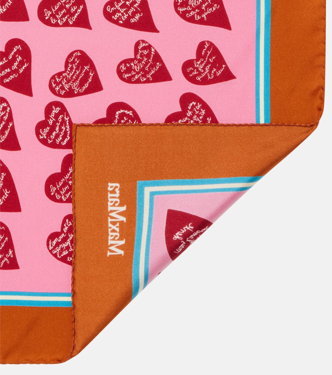 Printed silk twill scarf | Max Mara
